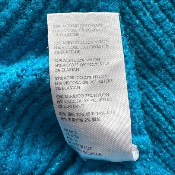 BDG Blue Cropped Sweater - Picture 5 of 7